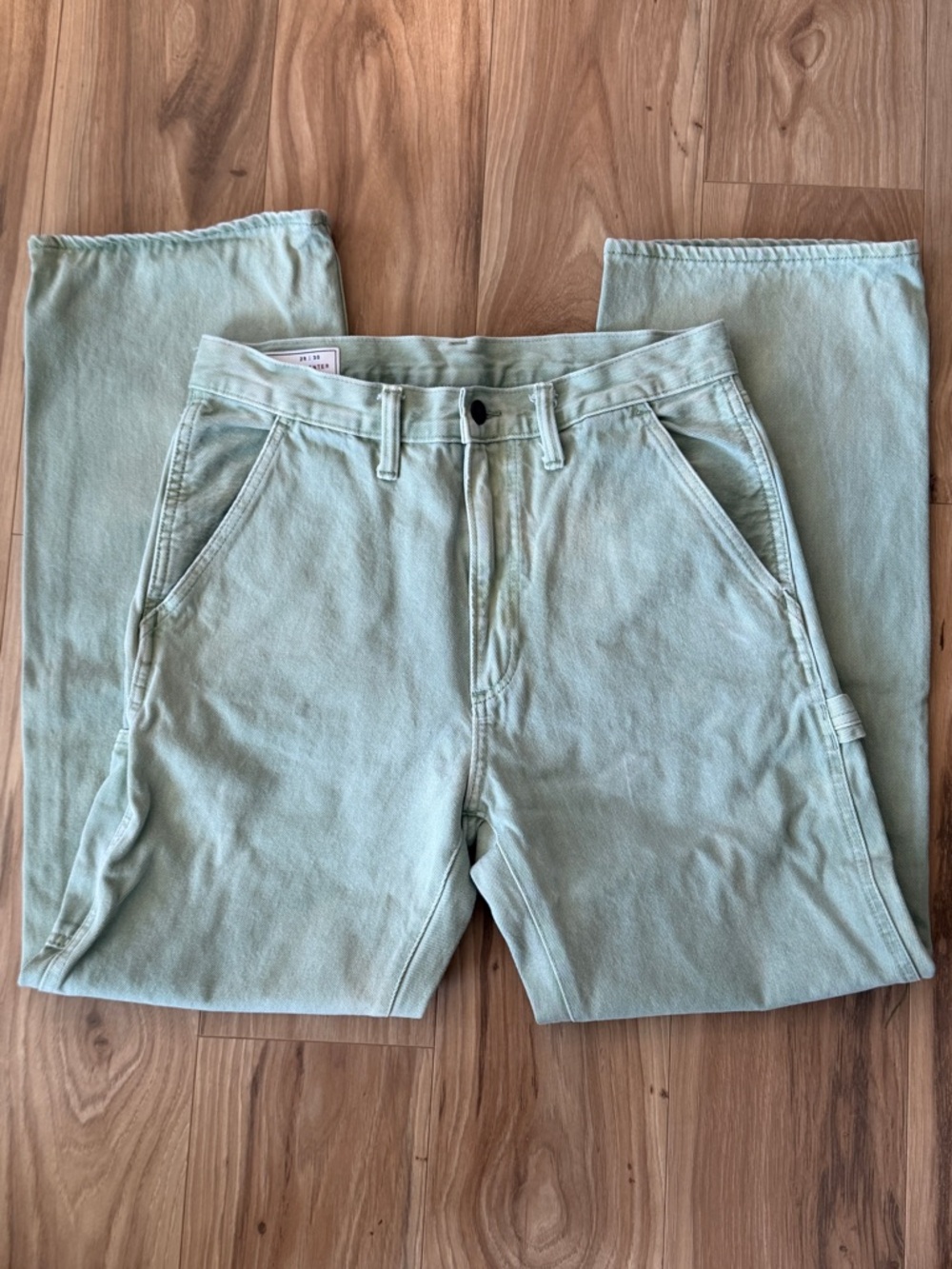 GAP Men’s Sage Green Denim Carpenter Jeans 29 X 30